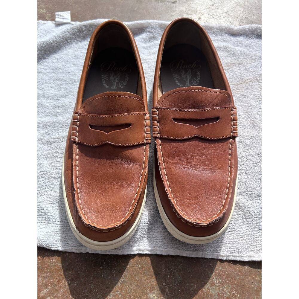 Cole Haan Men's Pinch Weekender Penny Loafers Marine Classic Sz 8 Beige Slip On - Picture 5 of 13